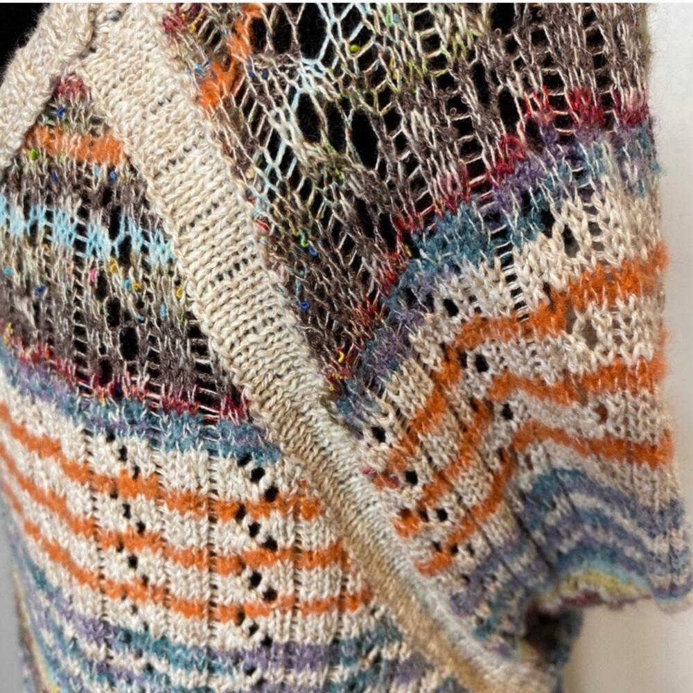 Free People colorful knot long sleeve sweater - Picture 6 of 7